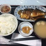 みちのく - さば味噌煮定食（ご飯少なめ）550円