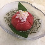 魚介料理 海 - 海風トマトの冷やし煮物。