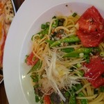 イタリア食堂amico - 極上ビスマルク&寺泊産アジと夏野菜オイル仕立て魚醤風味