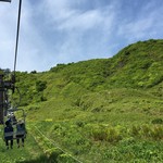 谷川岳ロープウェイ 天神峠 山頂駅展望台売店 - 天神平のお花畑の上をペアリフトで天神峠まで7分