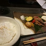 四季茶房八夢 - 5000円コース・主皿&御飯