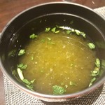 四季茶房八夢 - 5000円コース・汁物