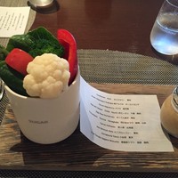 Wattle Tokyo - ランチ＿バーニャカウダ（前菜）