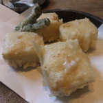 胡麻豆腐の天ぷら(900円)
          