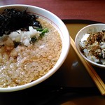 三宝亭 村上店 - 背油しょう油岩のりトッピング