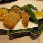 くろぎ - ９月揚げ物　松茸フライ　
