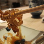 くろぎ - ９月　甘味　くずきり　黒蜜と黄な粉をつけて