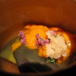 くろぎ - ７－８月先付　生うにオクラ