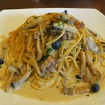 La cucina del Covo - 「ベーコンときのこのクリームパスタ」(大盛)