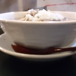 肉蔵でーぶ - 桜台丸長ラーメン1058円　側面