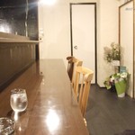 COFFEE BEANS & COOKING Co lab. - シンプルカウンターですね