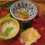 車力門 ちゃわんぶ - 28年6月　前菜三種