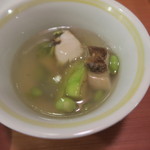 車力門 ちゃわんぶ - 28年6月　京都賀茂茄子、房州鮑揚げ出し　葛餡