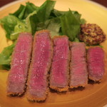 車力門 ちゃわんぶ - 28年6月　鹿児島黒毛和牛カツ