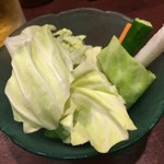 味 - お通しの野菜