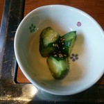 そらいえ - 特製たまごかけごはん（漬物）