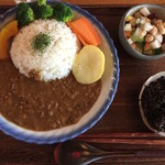 風庵 - 温野菜カレー　1000円