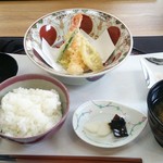 日本料理 椿 - 天婦羅+御飯・味噌汁・漬物