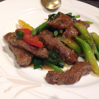 施家菜 - 黒毛和牛と中国野菜の炒め