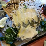 Seafood restaurant MEXICO - 蝦夷あわびのお刺身