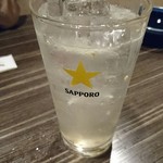 Katsugyo Ryourii Kasei - 生絞りレモンサワー５００円