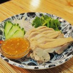 Kaomangaibazaru - 蒸し鶏(しょうがソース)