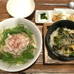 Oribu chao - 蒸し鶏の塩スープ定食　
                      税込1177円
