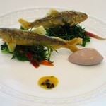 ル・シャモイーヴル - 天竜川　活稚鮎のフリチュールとそのムース