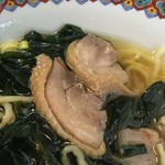 仙台中華そば 銘店嘉一 - 親鶏チャーシューアップ