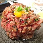 焼肉 ぽんが - 炙りユッケ