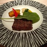 花明りの宿 月の池 - 山形牛のステーキ