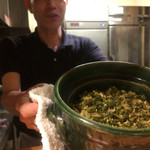 串焼き GoZZo - 青菜とカマスの土鍋炊き込み御飯