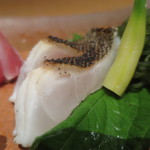 日本料理 幸庵 - アイナメ炙りアップ