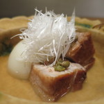 日本料理 幸庵 - みやじ豚の塩煮込み 山椒風味アップ