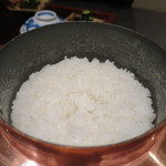 日本料理 幸庵 - 銅釜で炊いた銀シャリ