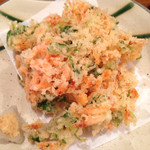 海老勝 - 桜えびかき揚げ¥980