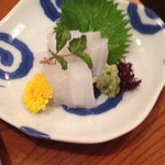 海老勝 - アオリイカ刺し¥1,380