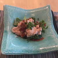 中國菜 心香 - ランチの前菜豚しゃぶ