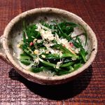 鳥匠 いし井 - 焼きｾﾛﾘの甘酢漬け