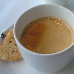 コーヒーと自家製ビスコッティ