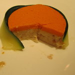 シャトン - あらら食べかけ…生ハムのムースズッキーニ巻き