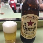 鯉とうなぎのまるます家 - 瓶ビール