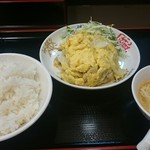 中華TAKA - 豚肉玉子の塩炒め定食￥700