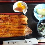 うなぎ割烹 康川 - うな重(梅)