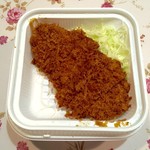 かつや - お持ち帰りかつ弁当、キャベツがもっとありましたら嬉しく。