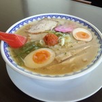 Yamagata Karamiso Ra-Men Kizuna - 辛味噌ラーメン+煮玉子