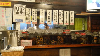 Banri - 店内には色々な加工酒があります
