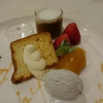 ペンションプチポワ - 夕食・デザート