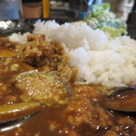 マッチポイント - ナス挽肉カレーアップ