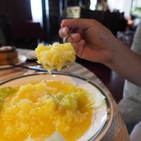全聚徳 新宿店 - 蟹肉とフカヒレのあんかけ飯
